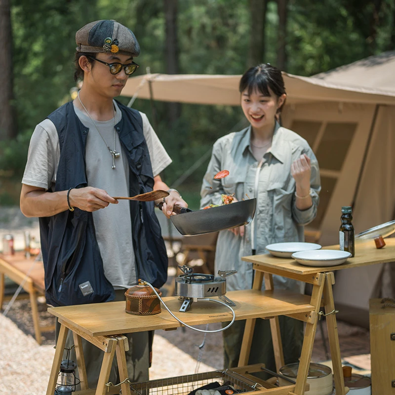 Naturehike высокомощная Складная газовая плита для кемпинга пикника портативная 4400