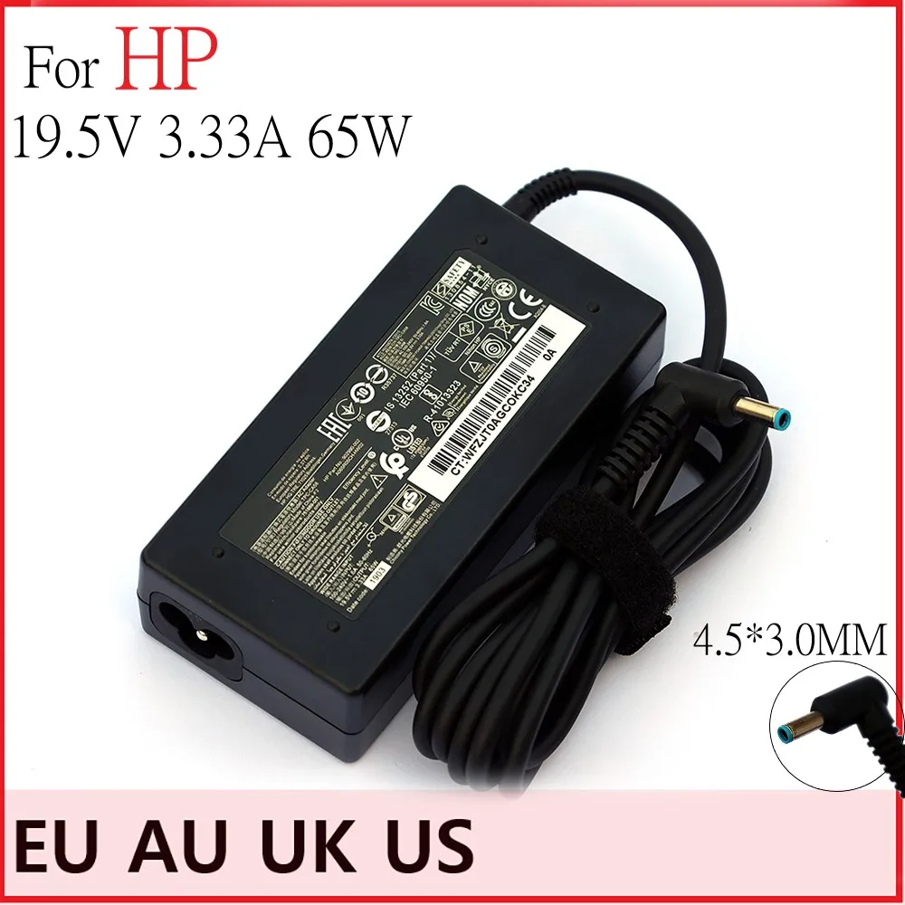 

19.5V 3.33A 65W Universal Laptop Power Adapter Charger For HP TPN-C116 C112 F113 C125 C117 Q129 Q130 Q117 Q118 Q132 Q140 Q159