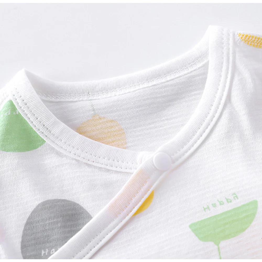 Комбинезон хлопковый для мальчиков/девочек летний с очаровательным узором