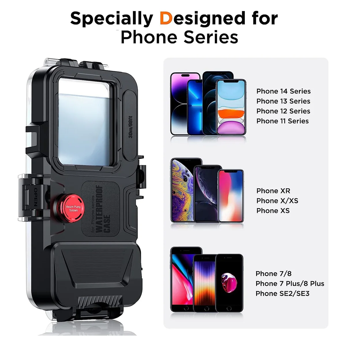 Водонепроницаемый Штатив для дайвинга 98 футов/30 м фото-и видеосъемки серии 13 Pro Max