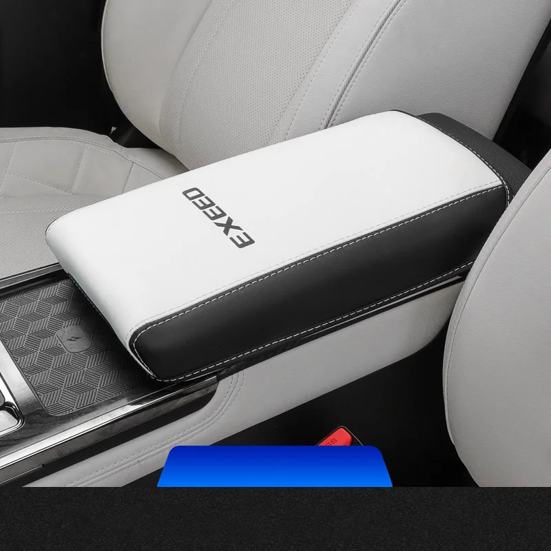 

Для Chery Exeed VX 2021-2023 автомобильный Стайлинг интерьерный подлокотник антигрязная накладка наклейка чехол из искусственной кожи модифицированные аксессуары