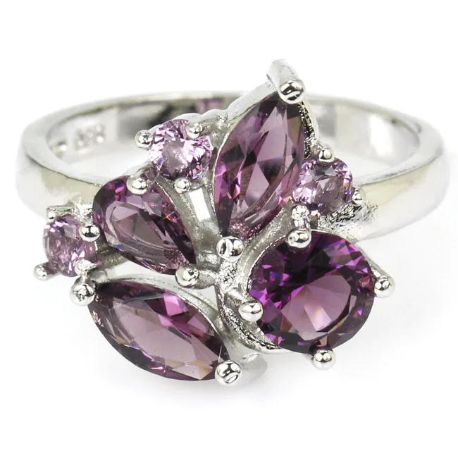 Кольца из серебра 925 пробы под заказ роскошные модные ювелирные украшения разных