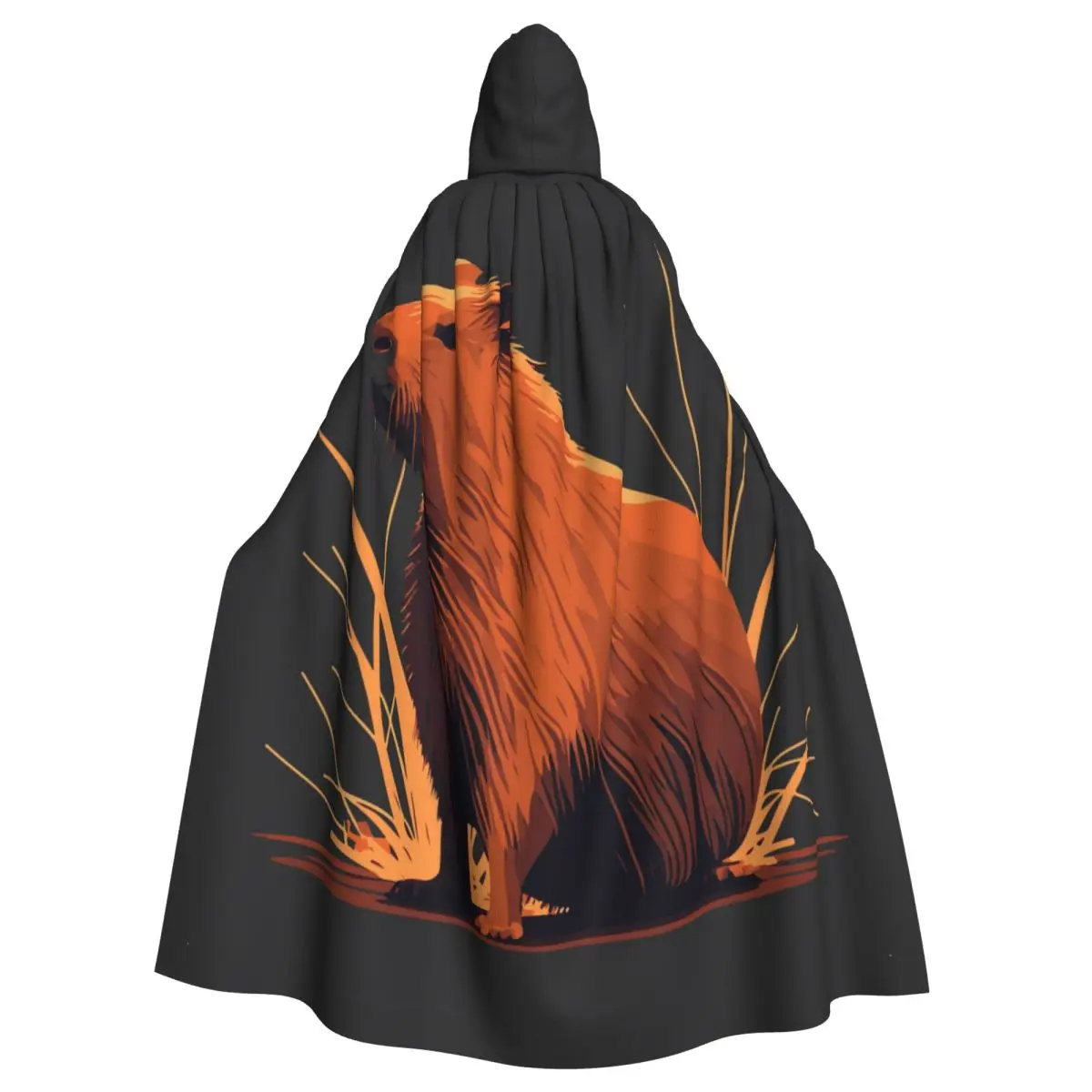 

Unisex Witch Party Reversible Hooded Adult Vampires Cape Cloak Capybaras