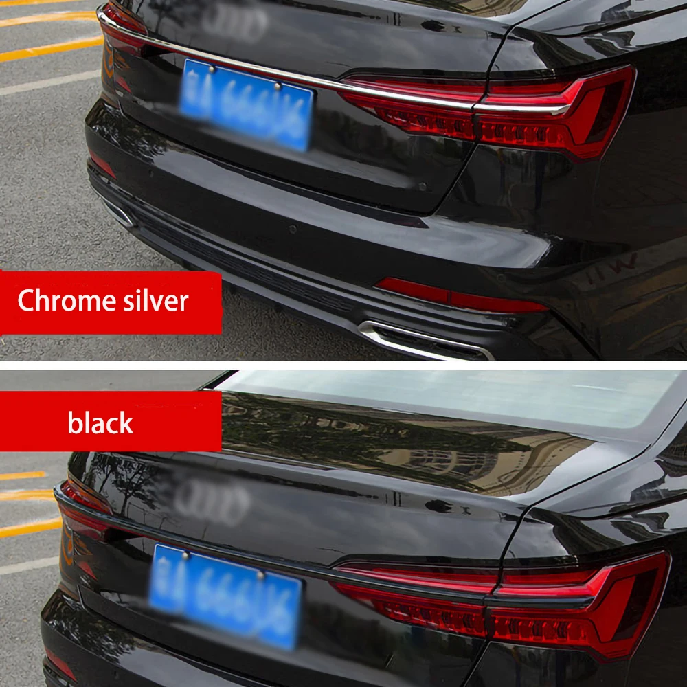 Фото Светодиодные указатели поворота через задние фонари багажника ДЛЯ Audi a6 C8 2019-2025 Светодиодные динамические потоковые фонари Задние фонари автозапчасти №5