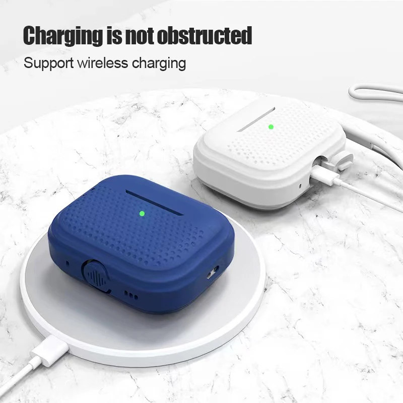 

For Airpods Pro 2 Case Silicone With Lanyard Round Hole Earphone Shell Headphone Cover For Apple Airpod Pro 3 1 Pro2 Cases Funda