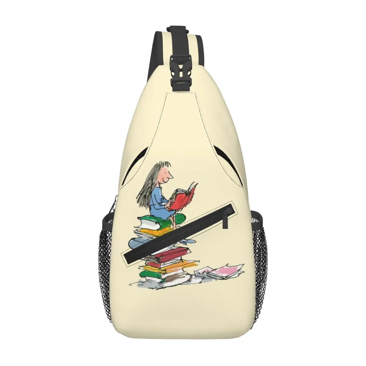 Нагрудная сумка для чтения матильды мужской рюкзак через плечо нагрудная