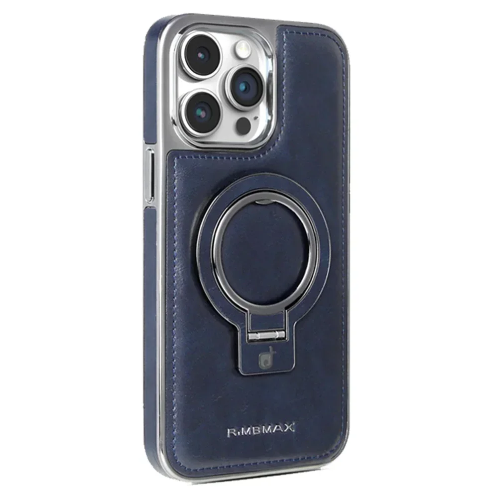 Роскошный Магнитный чехол-подставка из искусственной кожи для телефона Magsafe IPhone