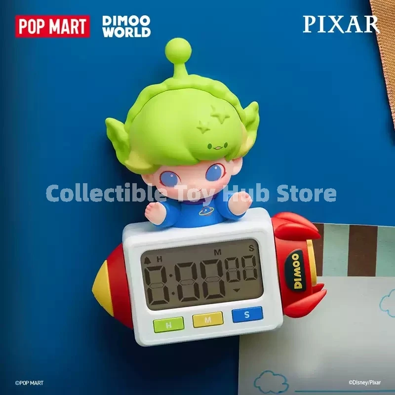 Pop Mart Dimoo World Pixar: Магнит на холодильник с цифровым таймером (слепая коробка), коллекционный предмет декора для дома, подарок для взрослых (art.: 3920dc83408d2) - 3920dc83408d2
