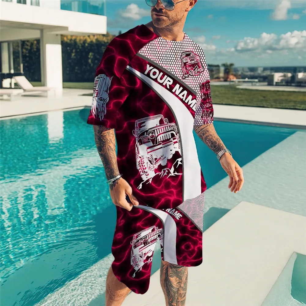 Мужские футболки с 3d принтом модный спортивный костюм черепом летний из 2