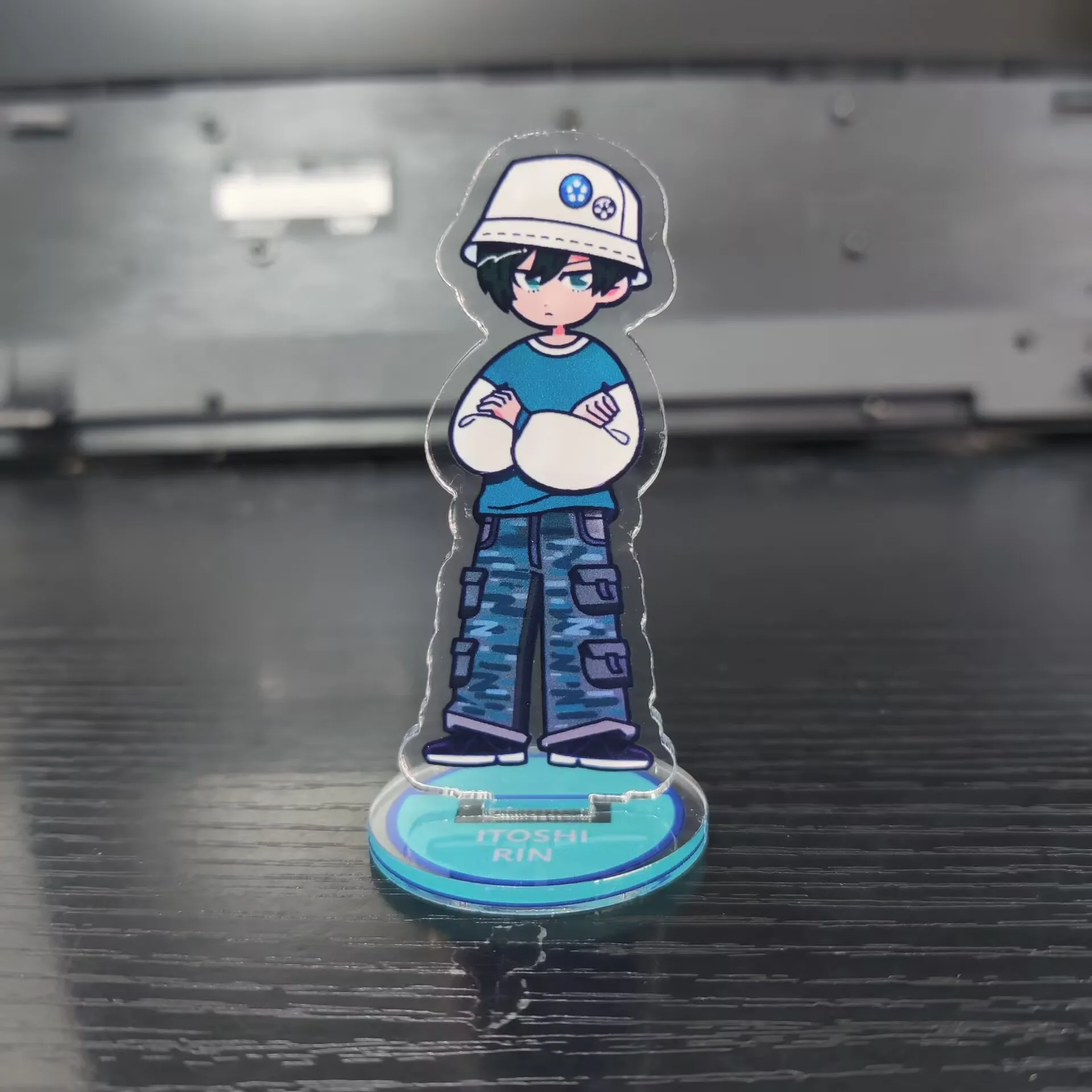 8 см синий замок аниме фигурки Karasu Tabito Rin Itoshi Nagi Seishiro модные акриловые подставки