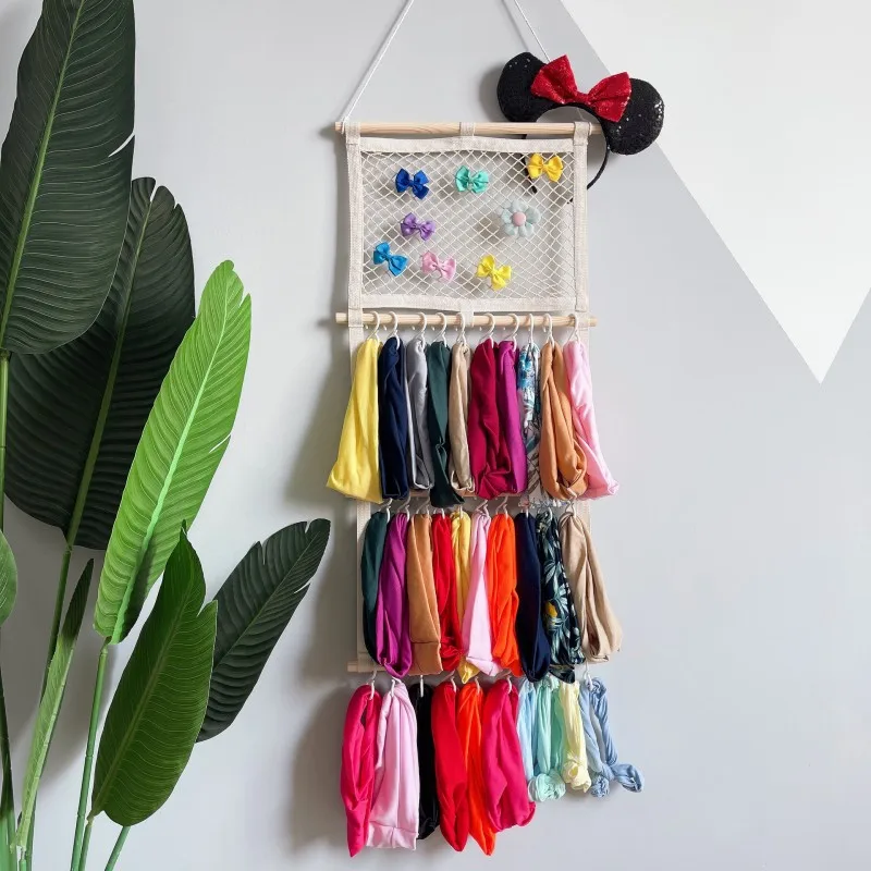 

Bow Holder For Baby Girls Hair Bows Clips Storage Rack Hanging Wall Hairpin Organizer Children Hair Accessories Display Stand