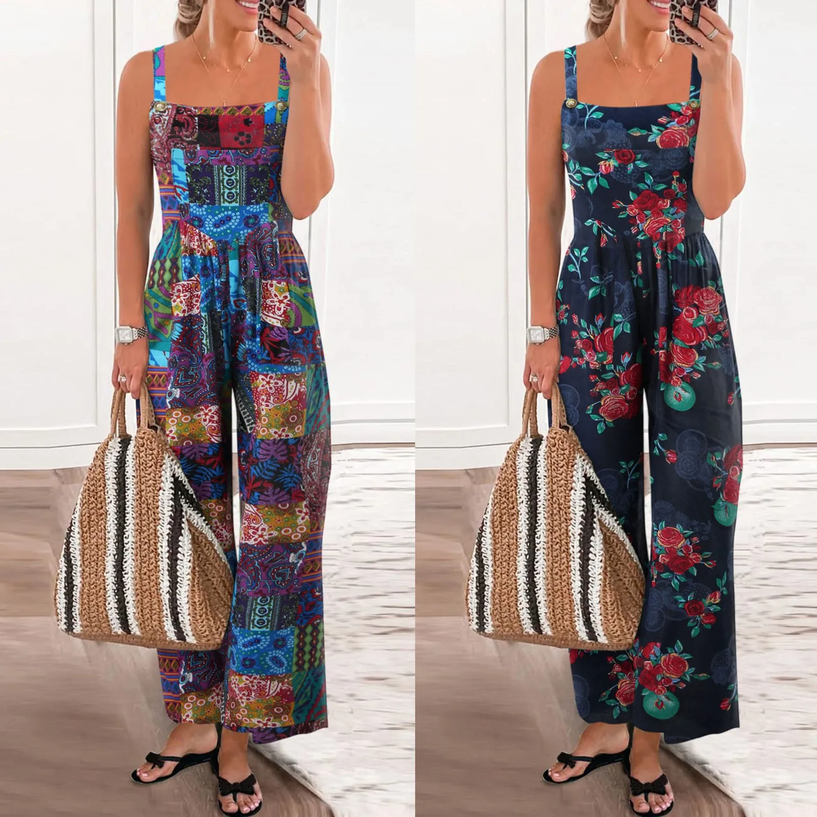 

Женский комбинезон на пуговицах, повседневный комбинезон с длинным рукавом и высоким воротом