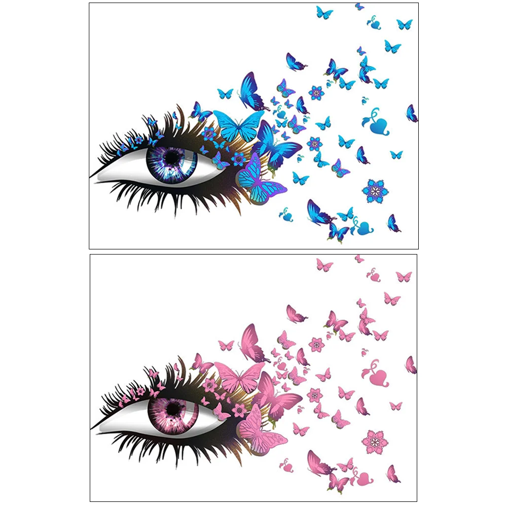 

Wall Sticker Decal Eye Removablebutterflies Decoration Girlbedroom Pvc Stickers Decals Decorative Mural Inspirational Big Window