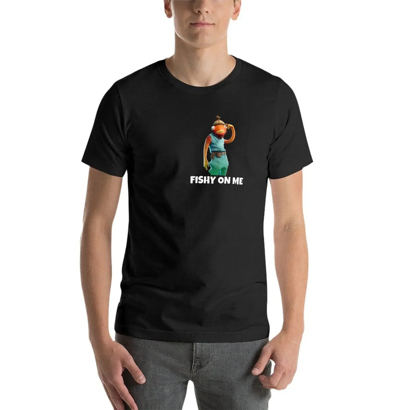 Футболка FISHSTICK YEET FRENDS аниме фигурки рубашка на заказ Винтажная футболка с