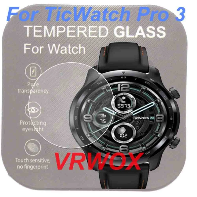 

3 Pcs Glass Protector For TicWatch Pro 3 TicWatch ProX TicWatch C2 TicWatch Pro E S Tempered Screen Protector For Casio GShock