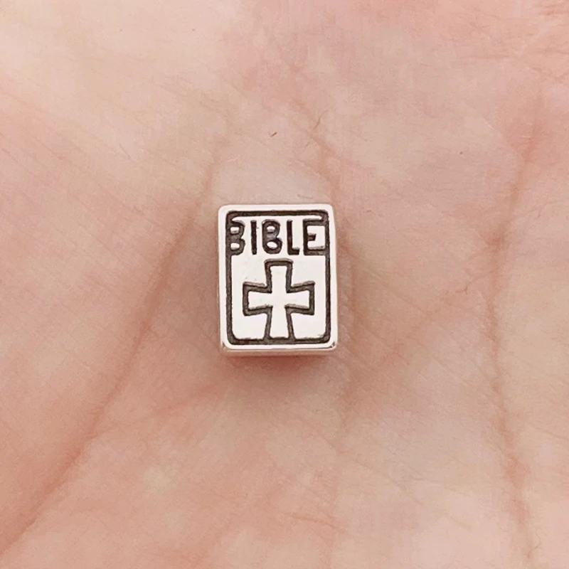 

FC Jewelry Fit Original Pan Charms Bracelet 925 Silver European BIBLE Cross Book Bead For Women Religious Belief Berloque 2022