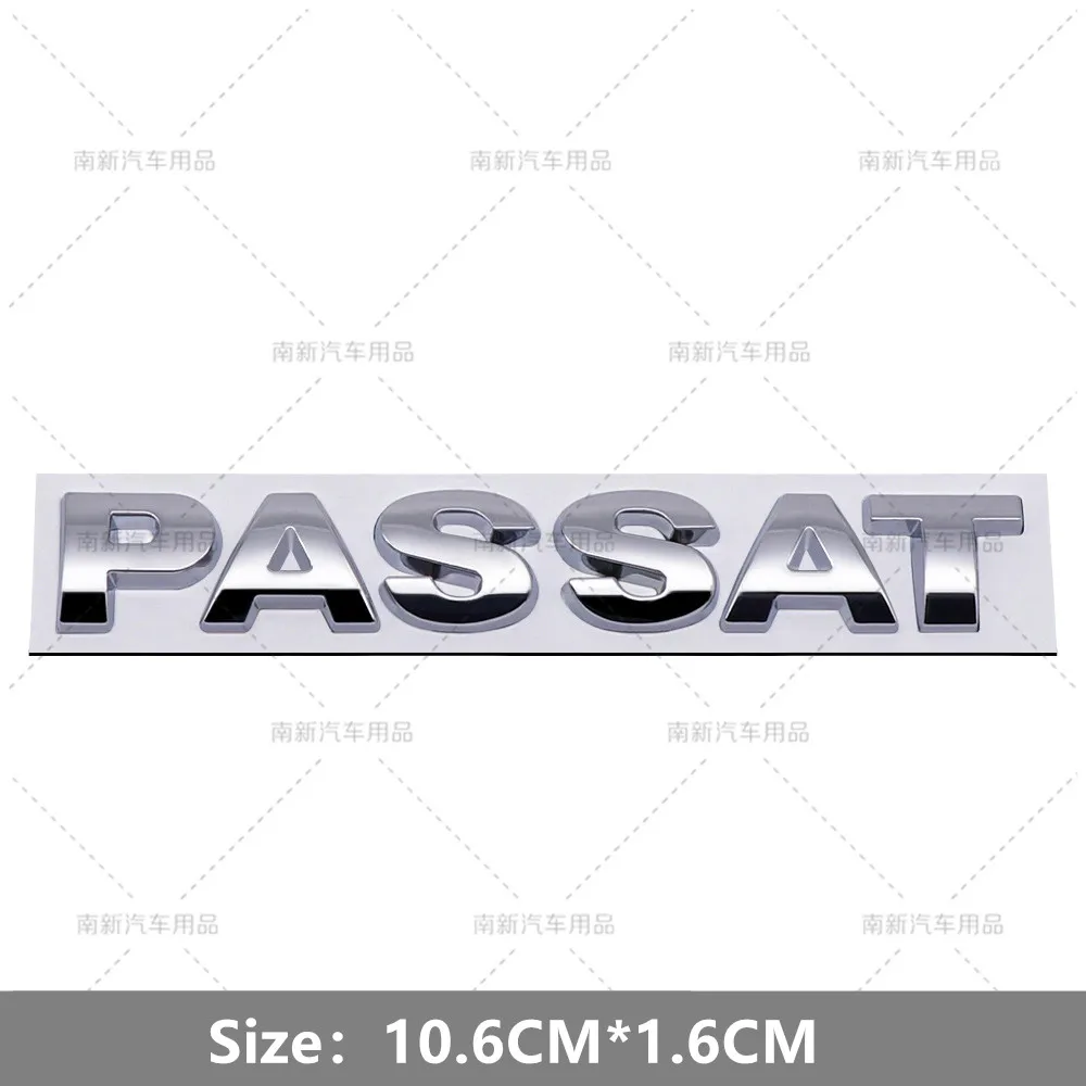 

3D металлический задний багажник автомобиля, эмблема PASSAT, боковая наклейка на крыло, наклейка для Volkswagen VW PASSAT, буквенный логотип, значок B8, аксессуары