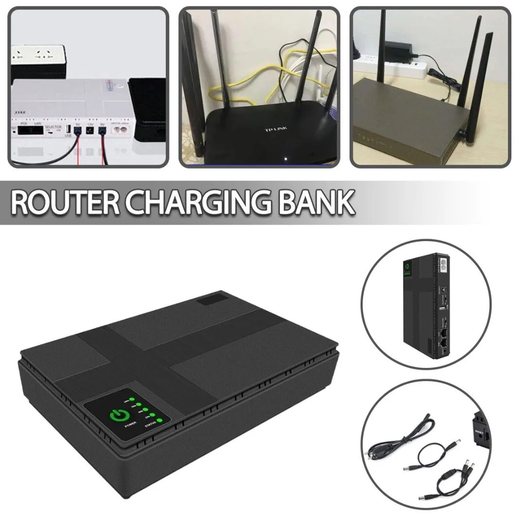 

Внешний аккумулятор, 18 Вт, бесперебойный, для Wi-Fi-маршрутизатора, камеры