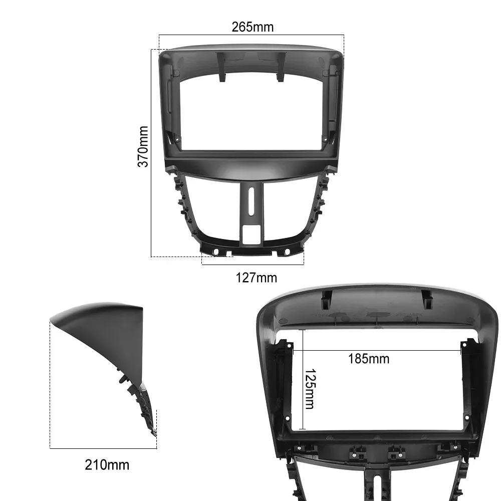 Для Peugeot 207 2006-2015 Android 14 автомобильный радиоприемник 4G GPS мультимедийный плеер