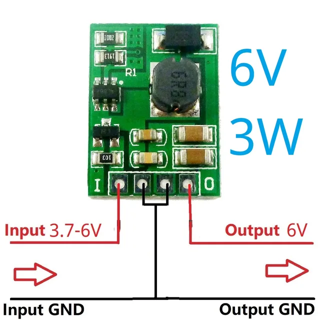 Повышающий конвертер постоянного тока 3,7 в 4,2 в 5 в 6 в 9 в 12 В ...