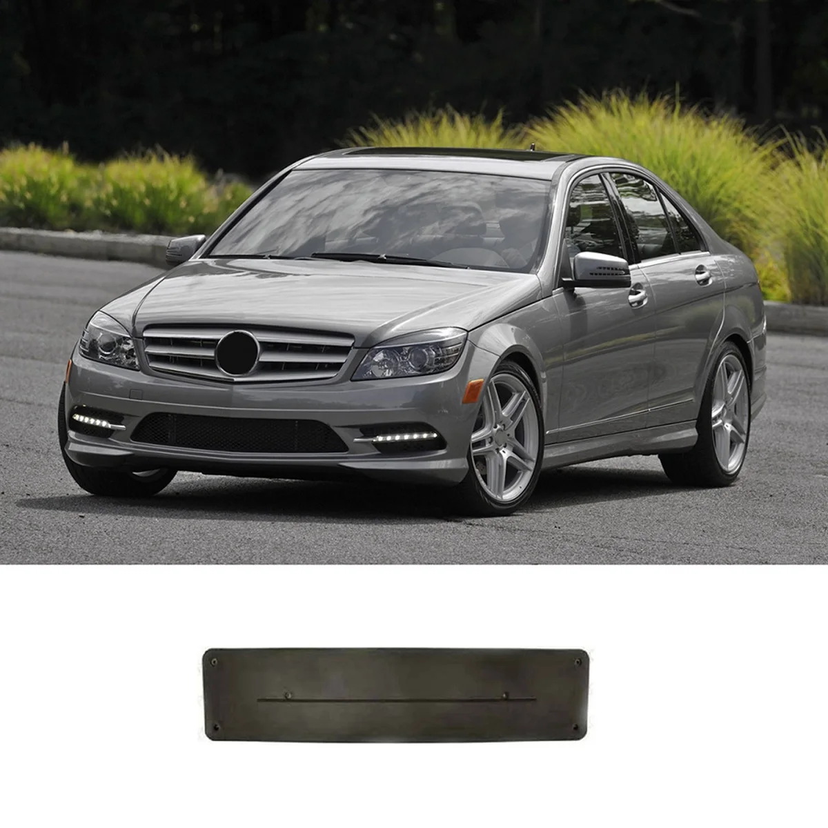 Передний Кронштейн номерного знака опорное крепление 2048170378 для Mercedes Benz W204 C180 C200