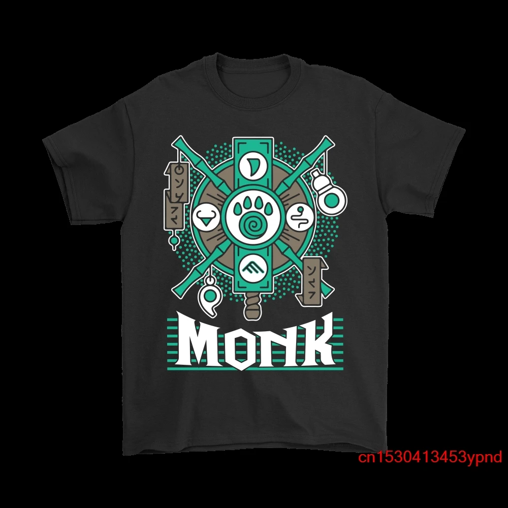 

Мужская футболка World of Warcraft Monk Class футболки с гербом, футболка World of Warcraft с коротким рукавом