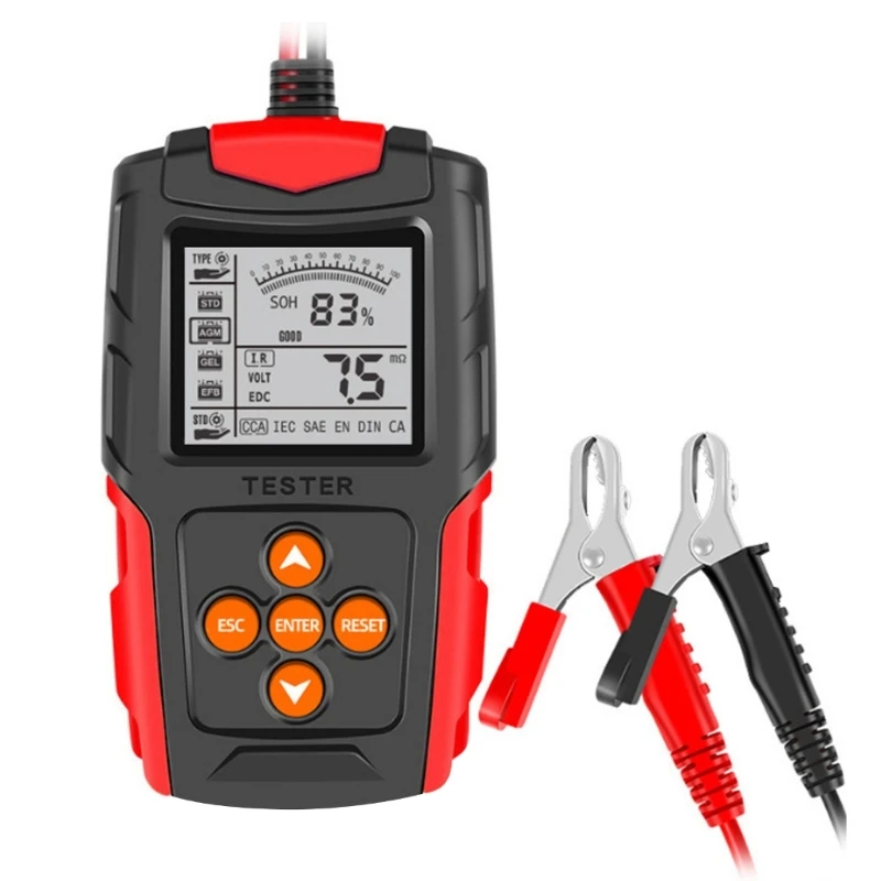 

Автомобильный анализатор аккумулятора диагностический инструмент тестер аккумулятора детектор 12 В 24 В тестер зарядки аккумулятора Обнару...