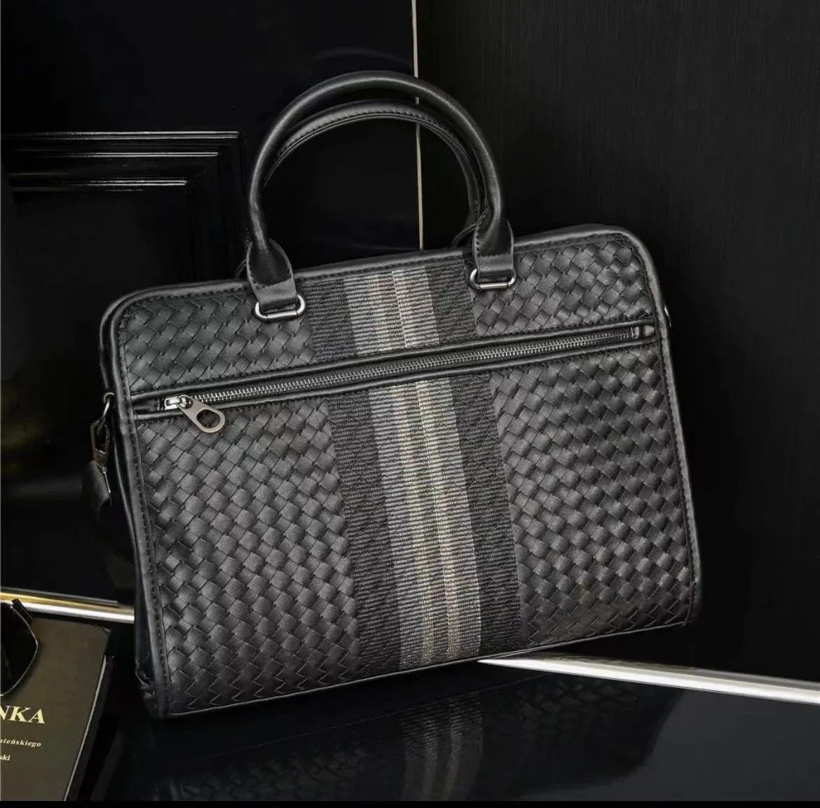 

Деловая сумка Drand, Laptop13-14 дюйма, наплечная, Диагональная Сумка