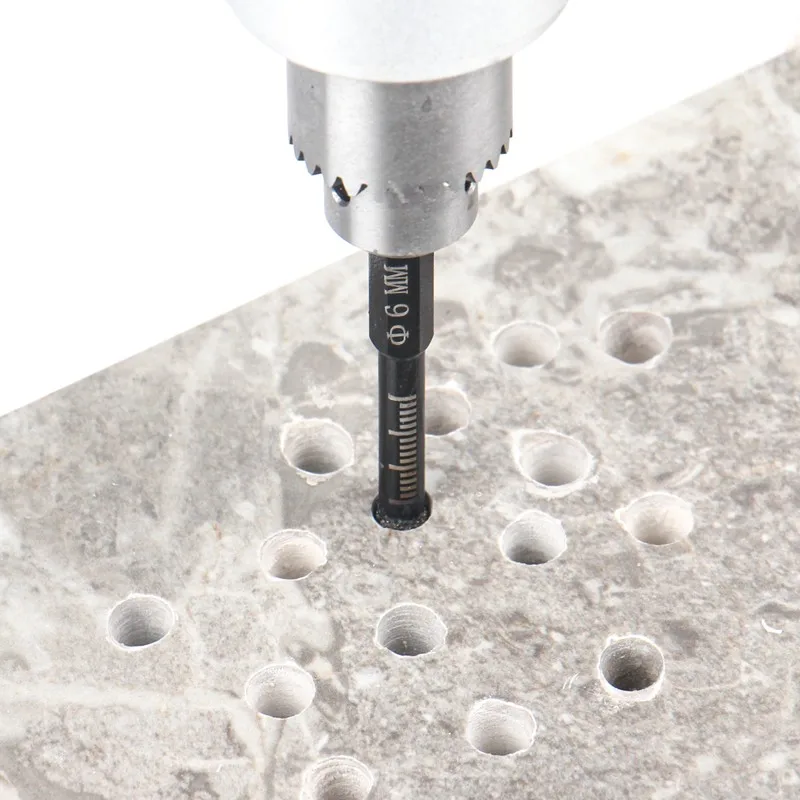 

6/8/10/12/14mm Diamond Dry Drill Bits Hole Saw Cutter Marble Ceramic Tile 81mm Length Brazed Dry Tile Electric Drill Parts Bit