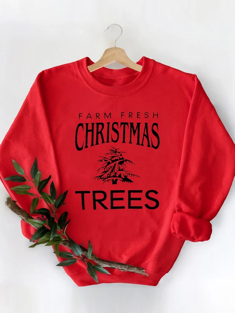 

Sweet Trend Cute 90s Style Sweatshirts Holiday Merry Christmas Women Fashion Clothing Casual Female Print Graphic Pullovers