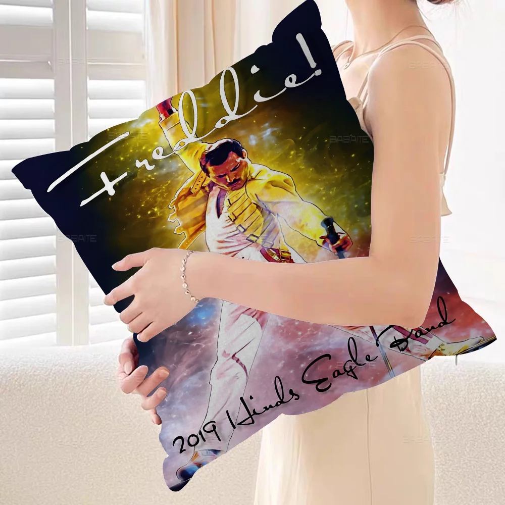Чехол для подушки Queen F-freddie Musical 30x50 полиэстеровые диванные декоративные