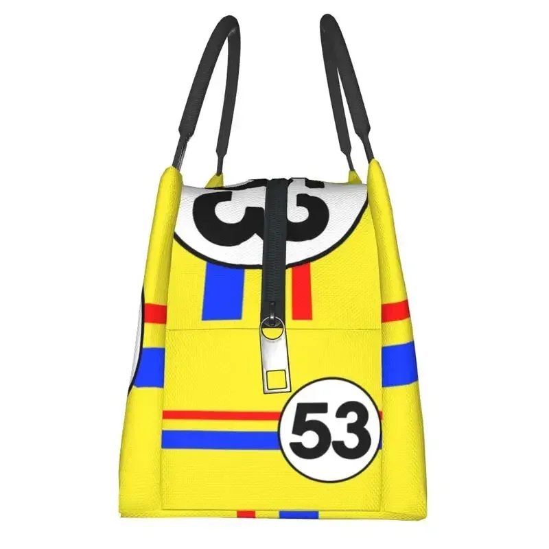 Классический гоночный автомобиль Herbie 53 многоразовый ланч-бокс термоохладитель