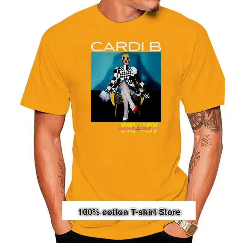 

Camiseta con estampado de invasión de privacidad Cardi B, camisa con micrófono, regalo para Fans de Cardi B