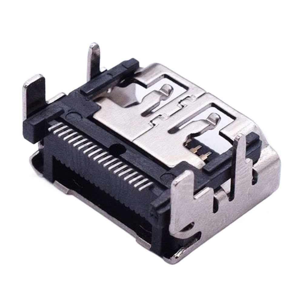 19-контактный гнездовой разъем HDMI, патч-розетка, разъем 4K HD, мультимедийный интерфейс A-типа, позолоченный для видеоадаптера