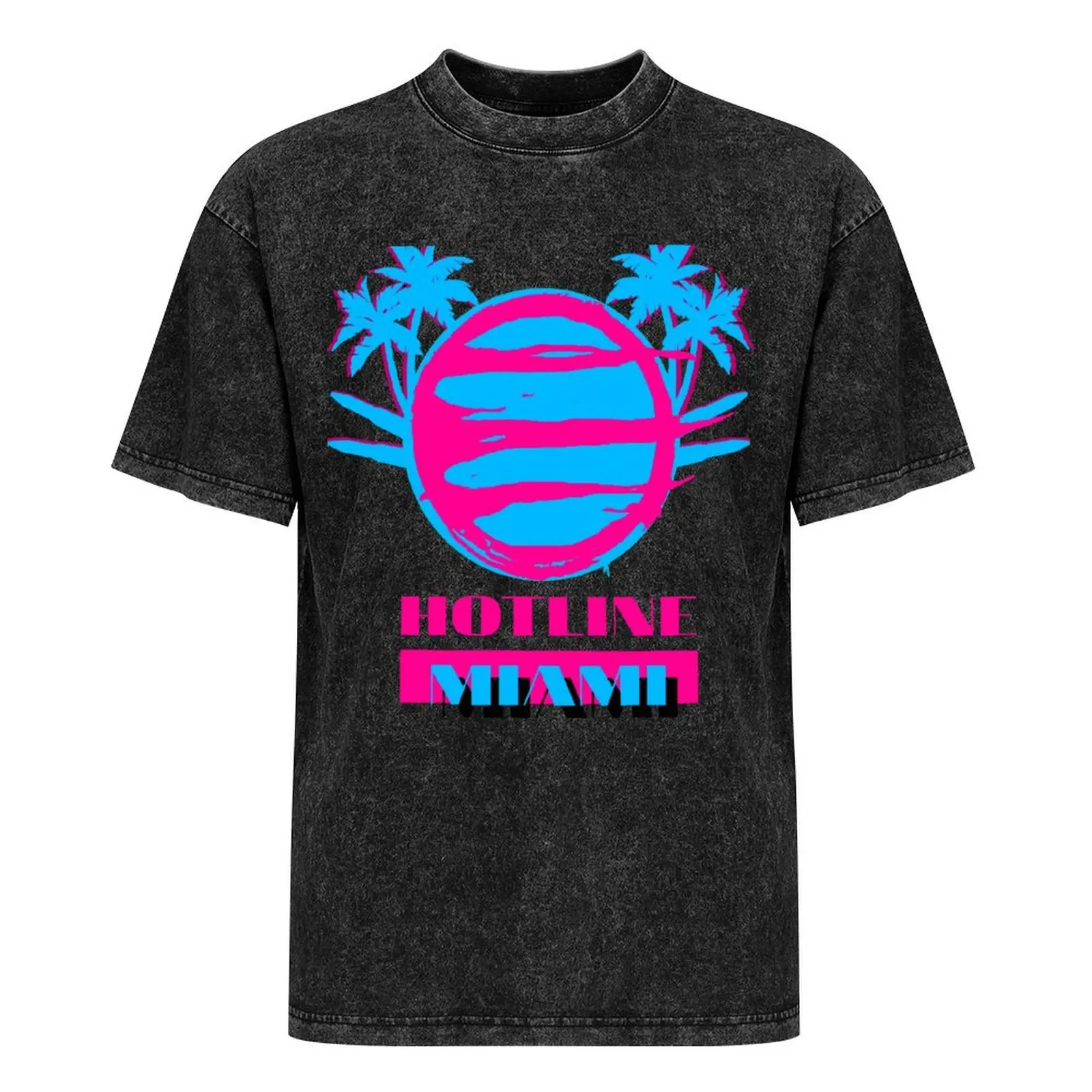 Футболка Hotline Miami: Vice одежда в стиле хиппи футболки с рисунком рэпера мужская