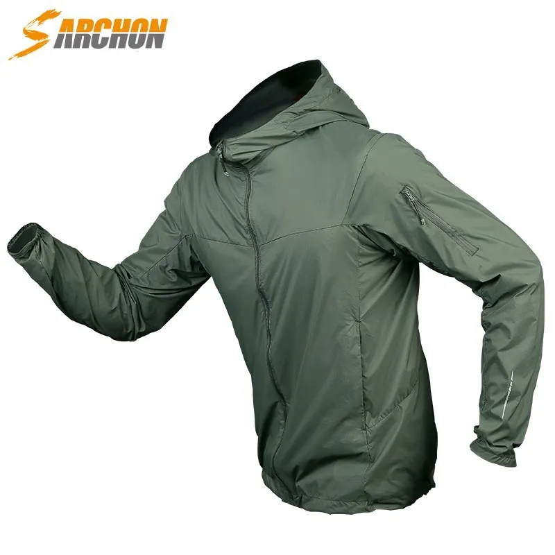 

Summer outdoor sun protection clothing men breathable tactical quick drying skin trench coat sports jacket storm jacket