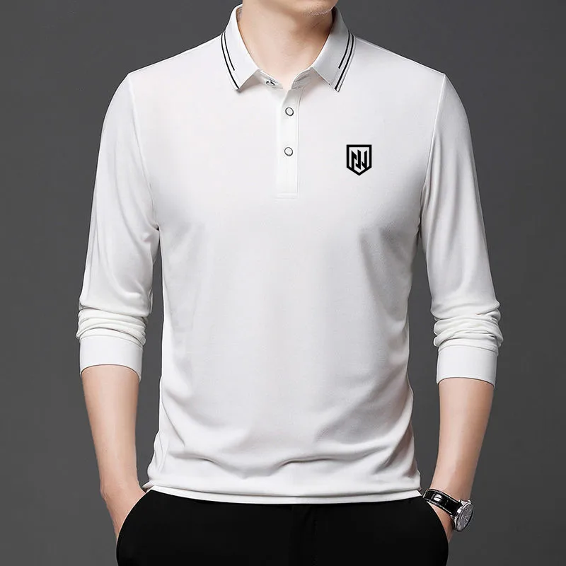 2022 Golf Clothes men Autumn men's golf clothing Men's Golf T-Shirts Golf Tops malbon Sport men Golf wear men horse Golf Shirts