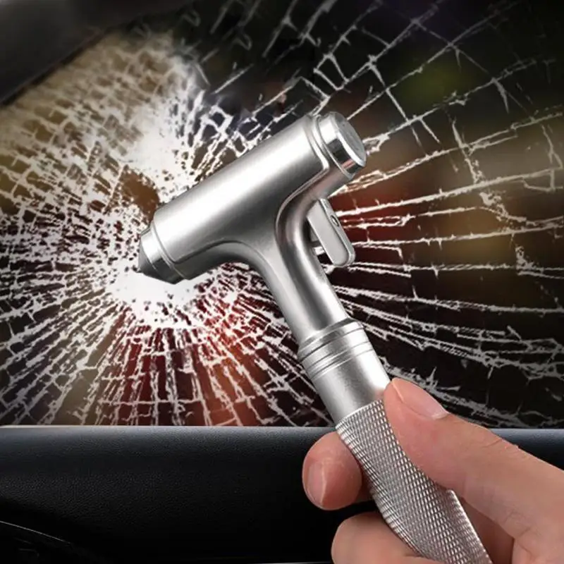 

Window Breaker Seatbelt Cutter Hard Aluminum Alloy Automotive Safety Hammer Glass Breakers Car Accessories For Women Men