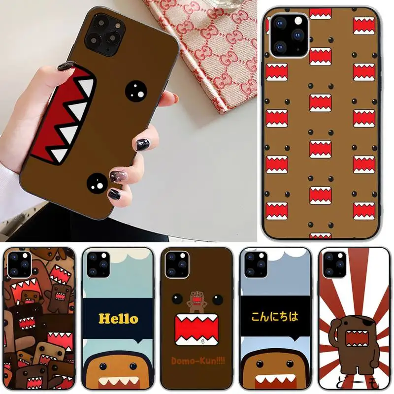 

Cute Domo-kun Phone Case For Iphone 11 12 13 Pro Max 5s 6s 7 8 Plus X Xr Xs Max Se 2020 13 Mini Case Cover