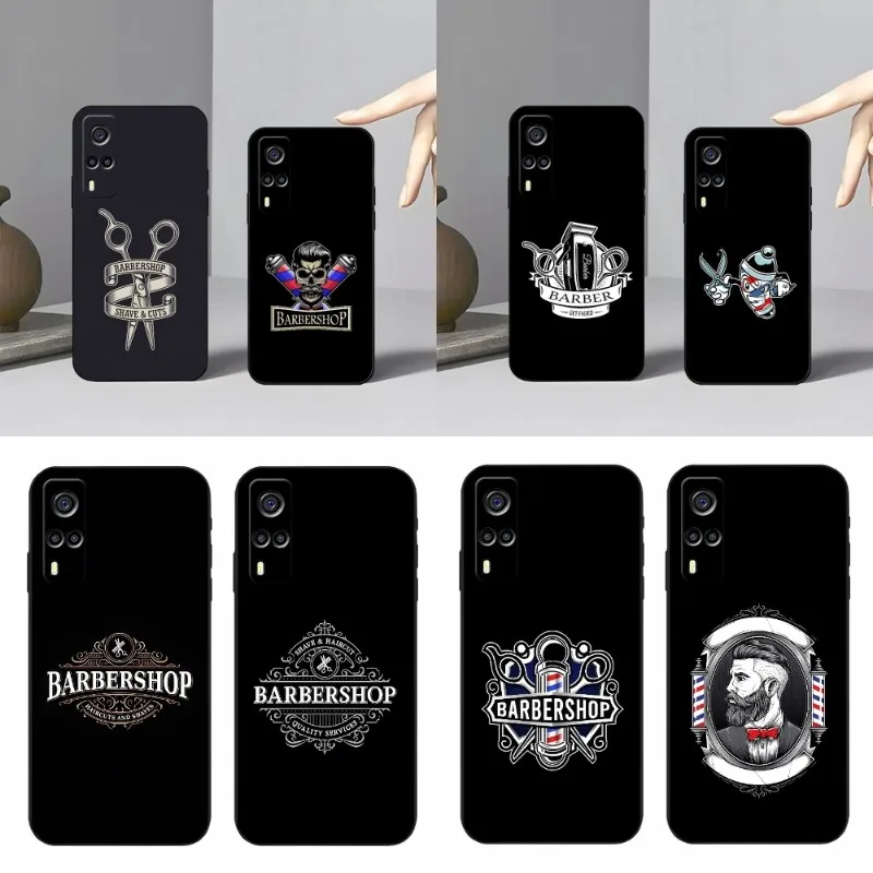 

Парикмахерская, Парикмахерская, искусственная Обложка для Vivo Y31 V21e V23 Y31s Y73 X60 X70 X80 Y33s Y21 Y76 Y15s IQOO 9 U5 U5x Pro