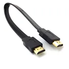 Кабель HDMI-совместимый Full HD короткий HDMI штекер-штекер плоский кабель Шнур для аудио видео HD TV PS3 0,3 м 0,5 м 1 м Прямая поставка
