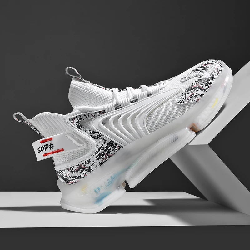 2023 New men's training shoes Running shoes Comfortable running shoes Breathable outdoor sneakers light sports shoes