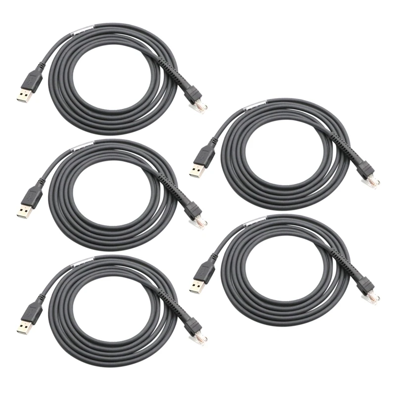 

5X сканер данных кабель LS2208 AP LS4208 DS9208 сканер штрих-кодов USB порт кабель для передачи данных