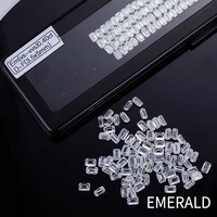 2x3mm 5x7mm emerald def vs melee emerald lab grown diamond