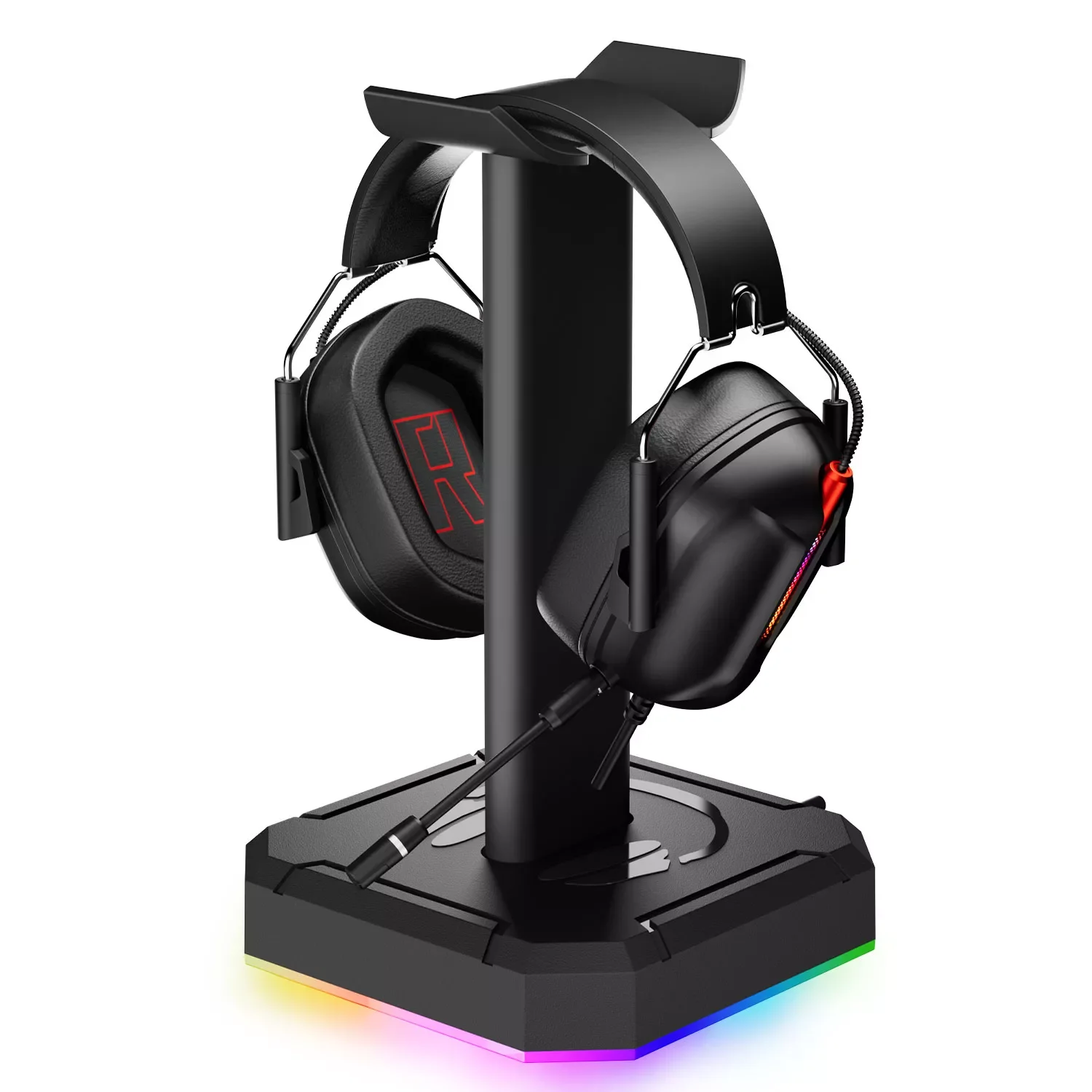 

ZUOYA RGB Headset Stand for Gamer Gaming Headset Holder Hook Gaming Headphones Accessories PC Accessories Desk