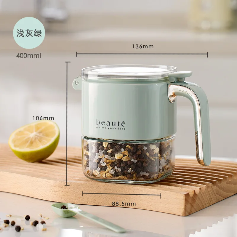 

Кухонная коробка для специй стеклянная