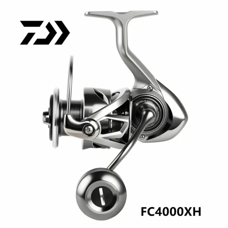 Фото Катушка спиннинговая DAIWA с максимальной нагрузкой 15 кг, цельнометаллической шпулей и рукояткой, для морской и пресноводной рыбалки, подходит для любых видов рыб. №3
