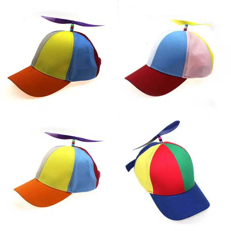 Новинка детская бейсболка креативная съемный пропеллер бамбуковая Стрекоза