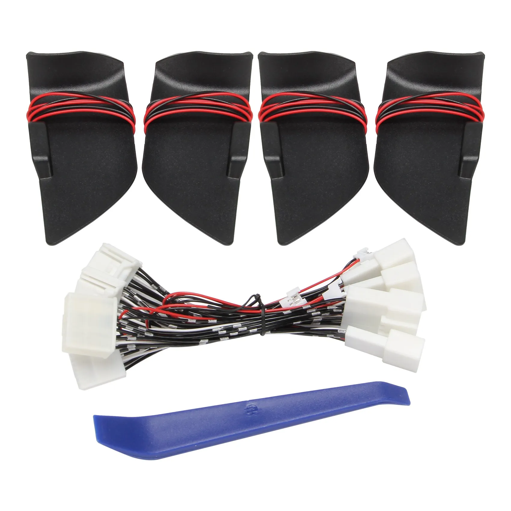 

Для Toyota Highlander 2021 2022 дверной подлокотник освещение атмосферы интерьер светодиодный синяя дверная чаша ручка рамка свет