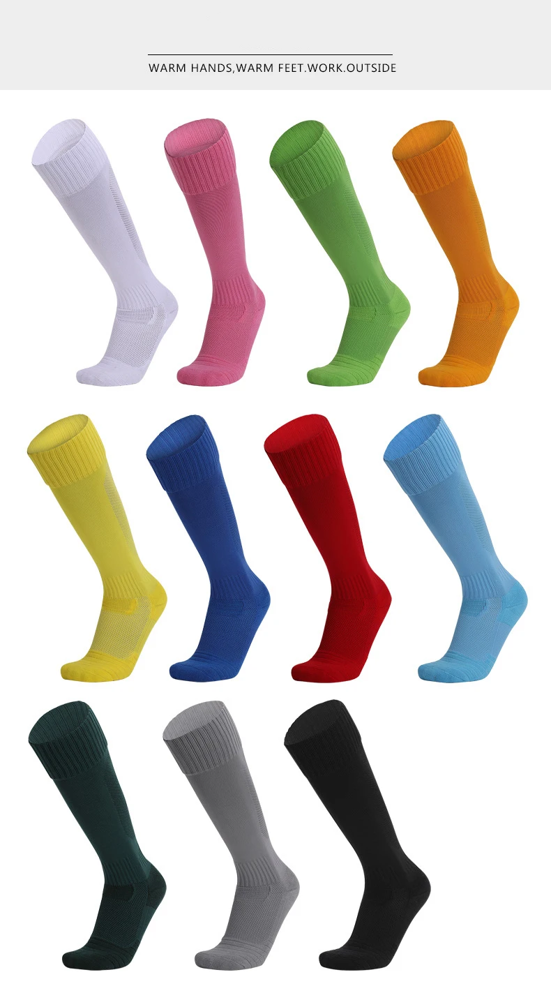 Breathable Sports Adult Thickened Towel Bottom Football Socks Non Slip Wear Resistant Stockings Stock Woman Basketball Mens